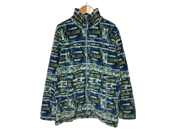 Autre Marque Giacca in pile Columbia Blu Multicolore