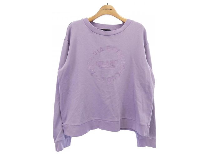 Emporio Armani Sweatshirt aus Baumwolle Lila