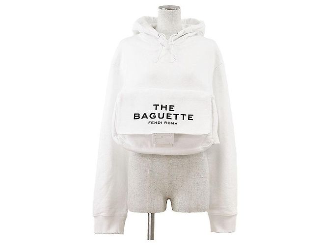 Fendi × Marc Jacobs Sweatshirt aus Baumwolle Weiß