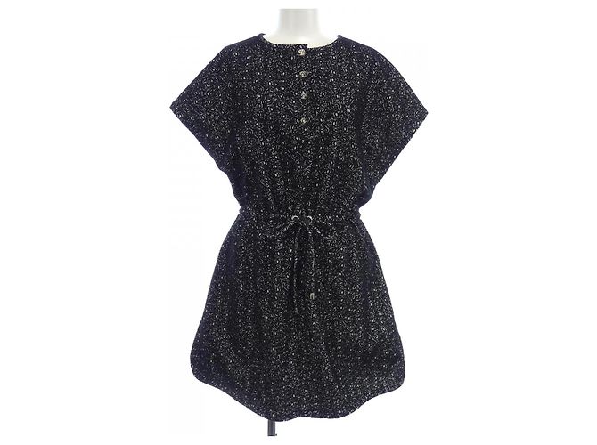Chanel LOOK8 Kleid Schwarz Weiß