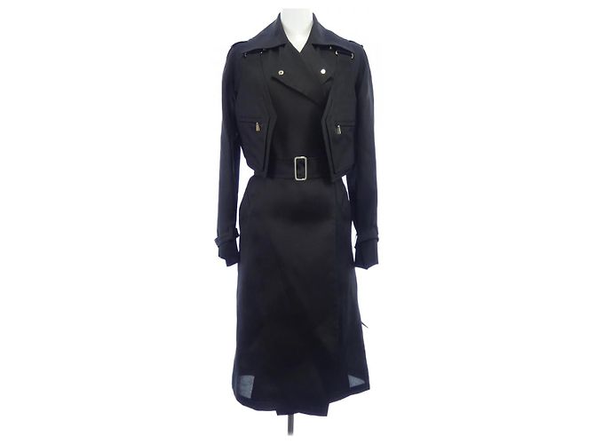 Max Mara Wollmantel Schwarz