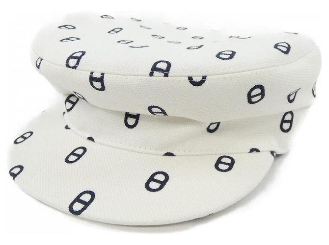 Hermès CHAINE D'ANCRE Toilè H Cap Bianco