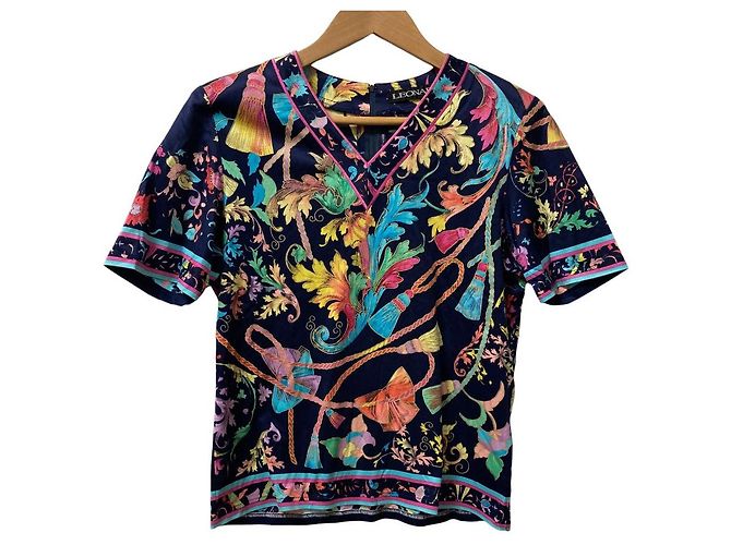Camiseta estampada Leonard Azul Multicolor Azul marino