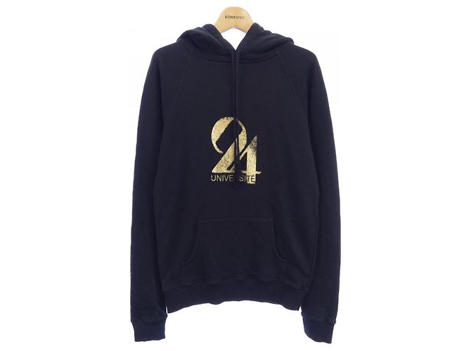 Yves Saint Laurent Moletom com capuz Saint Laurent Preto
