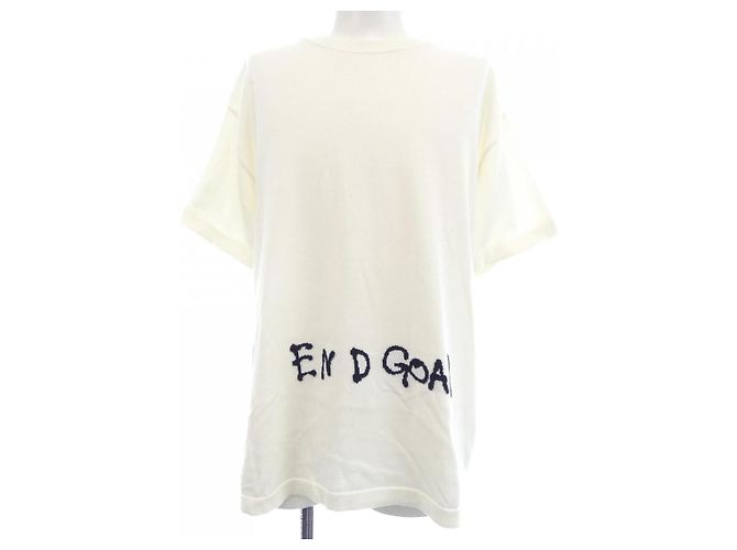 Louis Vuitton End Goal LV Crewnneck Strickpullover Weiß