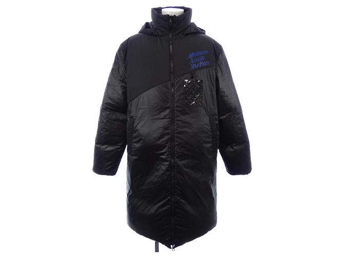 Parka de invierno reversible Louis Vuitton con plumón Negro
