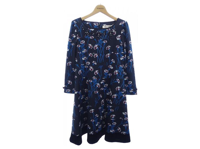 Autre Marque SUPER BEAUTY Kleid Schwarz Blau