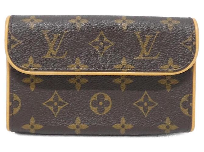 Pochette Florentine Monogram Louis Vuitton marsupio Marrone