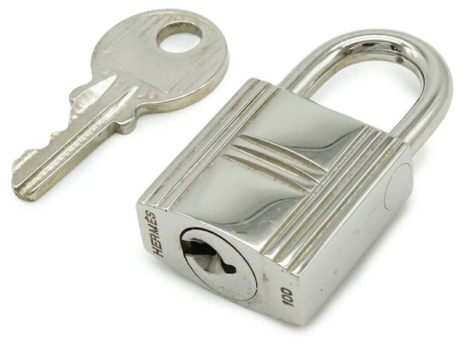 Hermès Cadena100 Cadenas avec clé Argenté 