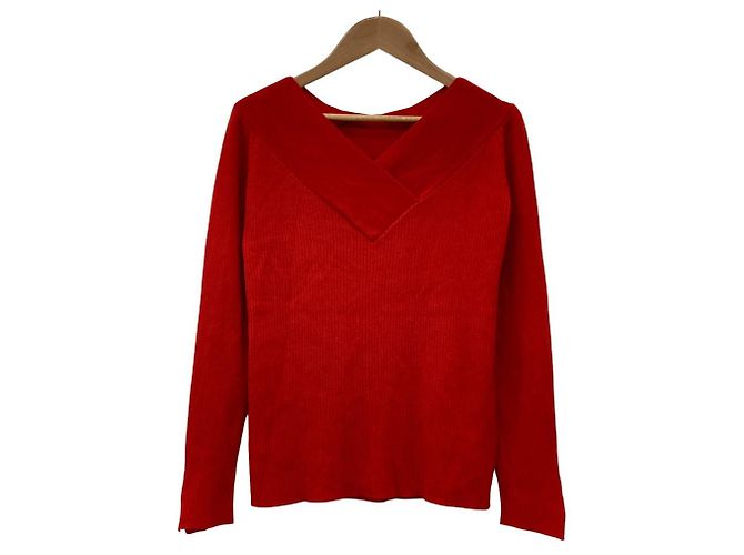 Autre Marque Tiara Rippstrick-Oberteil Rot