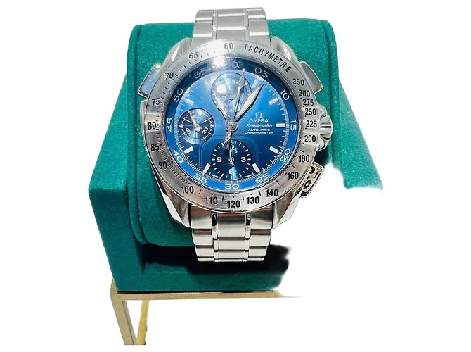 Omega Orologio da uomo Speedmaster Split Second Chronograph Blu