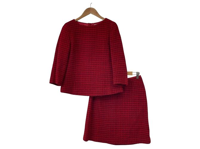 Autre Marque Tweed-Set MACKINTOSH PHILOSOPHY Rot