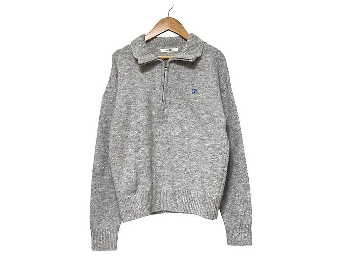 Autre Marque Snidel Half Zip Strickpullover Braun