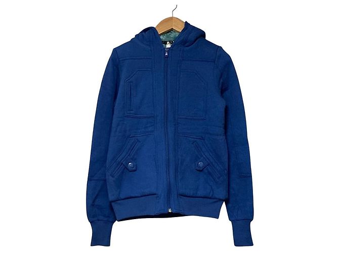 Sudadera con capucha de forro polar bordada MARC BY MARC JACOBS Azul