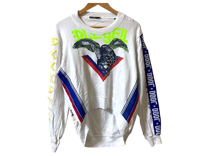 Autre Marque DIESEL Remake Sweatshirt Weiß 