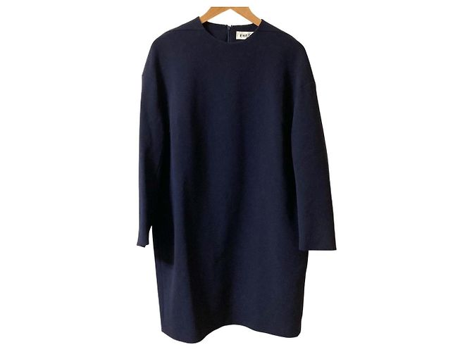 Autre Marque ENFOLD Cocoon Kleid Blau Marineblau