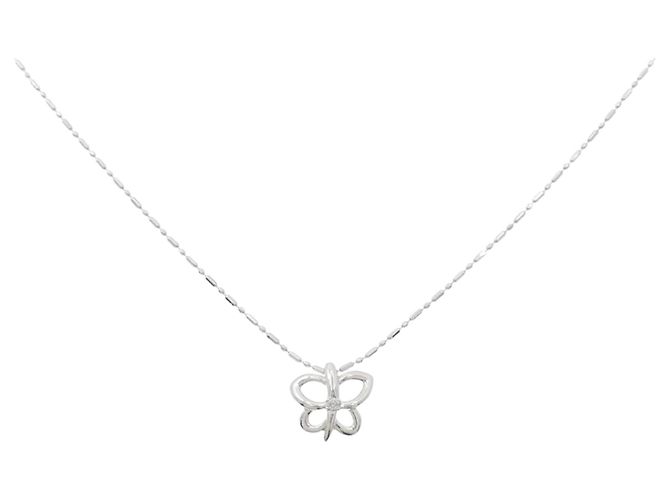 Autre Marque Collier Butterfly en Diamants Au750 Doré