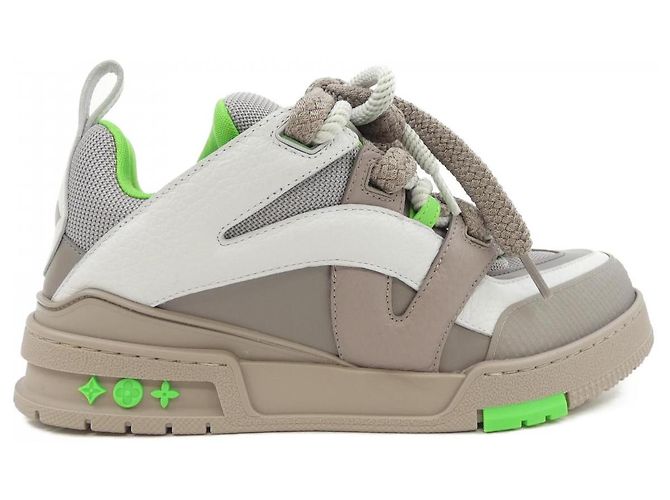 Louis Vuitton LV Skate Line Sneaker Braun Grün