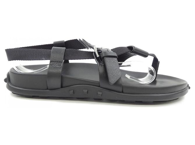 Hermès Sandali Hermes Ribbon in pelle di vitello Nero