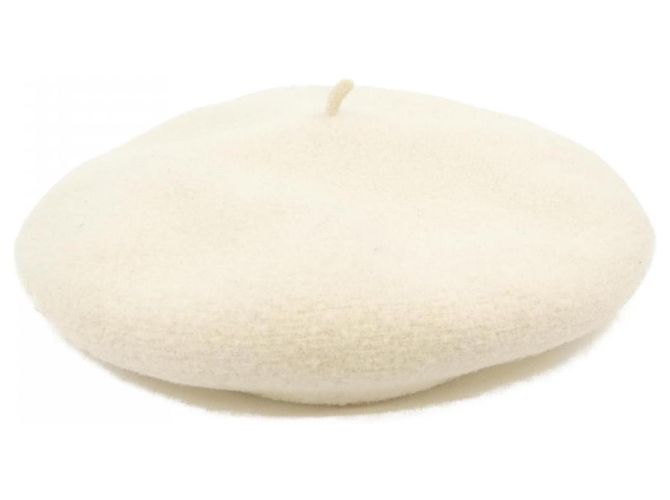 Hermès Hermes BONNIE BERET BRIDES DE GALA58 Cap Beige