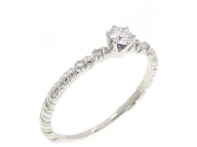 Autre Marque Jupiter Ring aus Platin und Diamant Silber