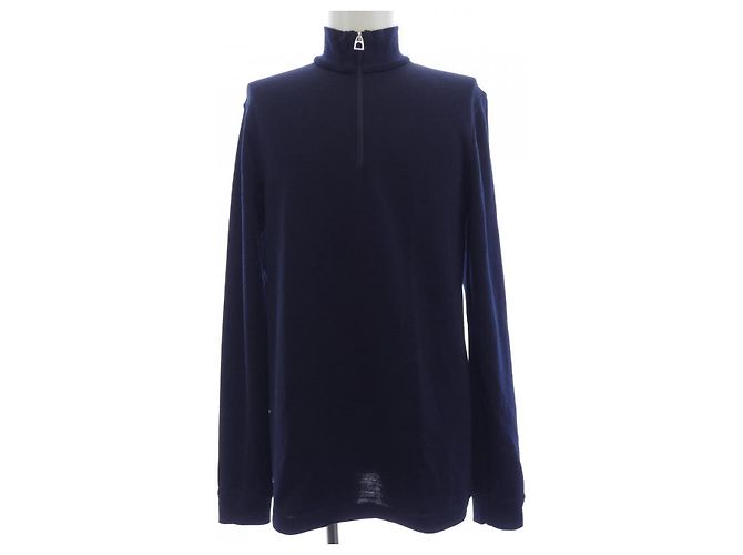 Hermès Maglieria SELLIER Hermes Blu Blu navy
