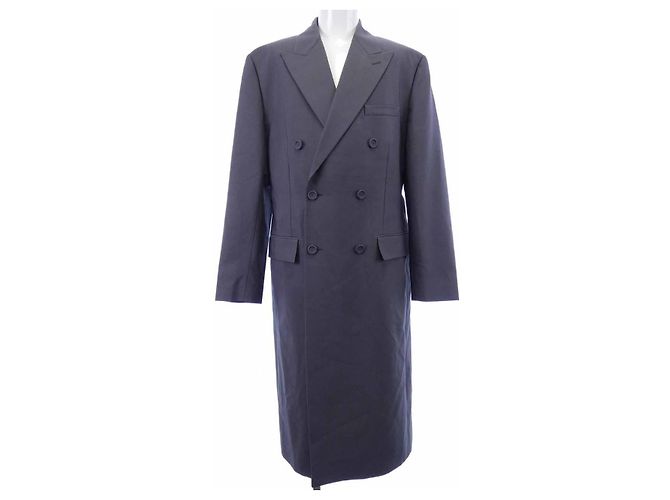 Dior Wool Blend Coat Brown