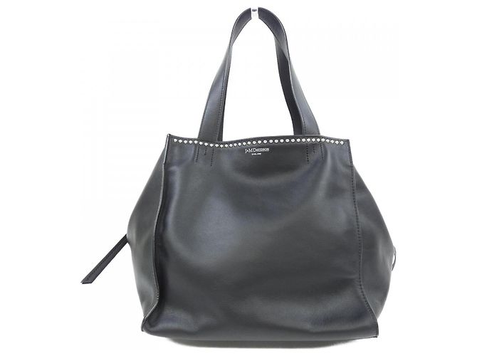 Autre Marque J&M Davidson BELLE WITH STUDS Leather Bag Black