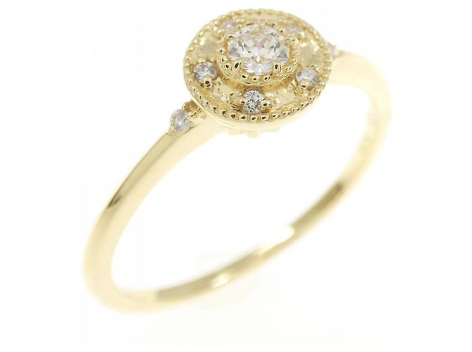 Autre Marque Festaria Au750 Diamond Ruby Ring Golden