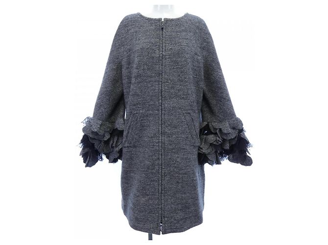 Chanel Wollmantel Braun