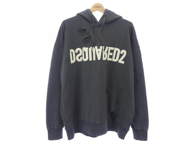 Dsquared2 Baumwoll-Hoodie Braun 