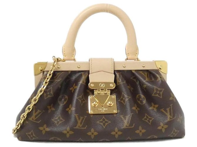 Louis Vuitton Monogram Canvas Clutch Braun