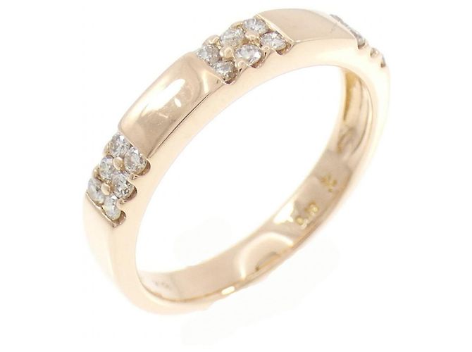 Autre Marque Kumikyoku Au750 Diamond Ring Pink