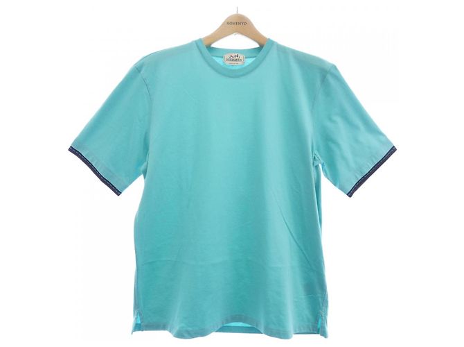 Hermès Camiseta de algodão Hermes Verde