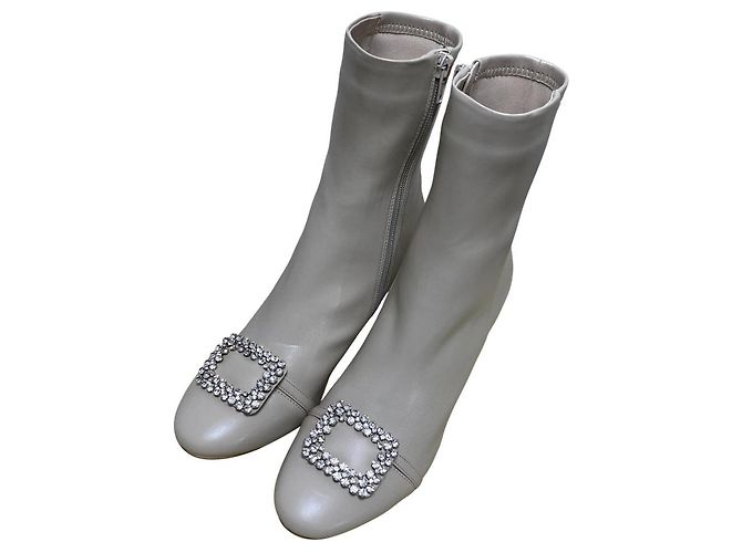 Autre Marque Bottines courtes Bijou CELFORD Blanc
