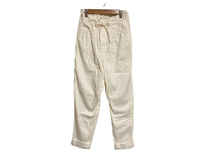 Autre Marque Calças Easy de Lyocell alice+olivia Branco
