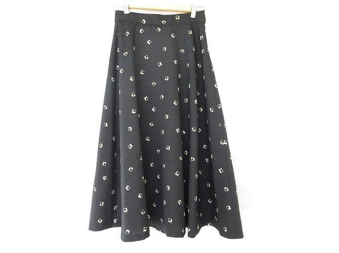 Autre Marque Gonna a gocce cubiche STRAWBERRY-FIELDS Nero
