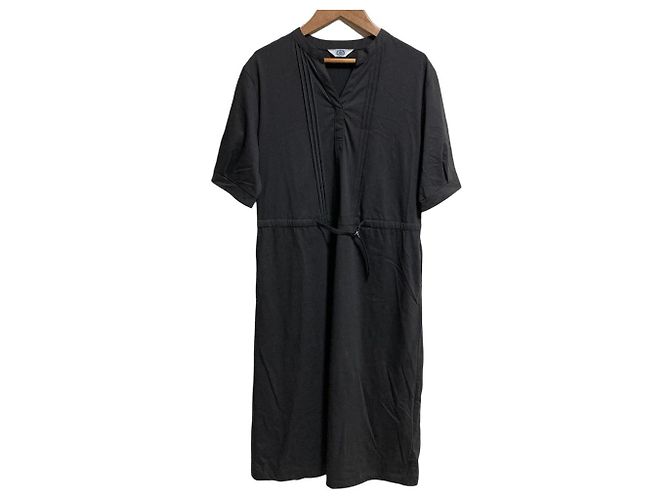 Autre Marque J.PRESS Jerseykleid mit Plating-Details Braun