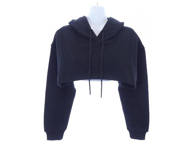Autre Marque MSGM 3242MDM175 Sweatshirt aus Baumwolle Schwarz