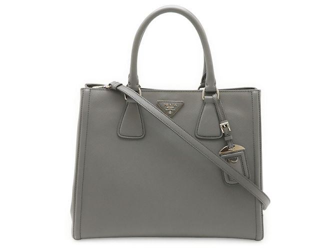 Bolsa 2way de couro Prada Galleria