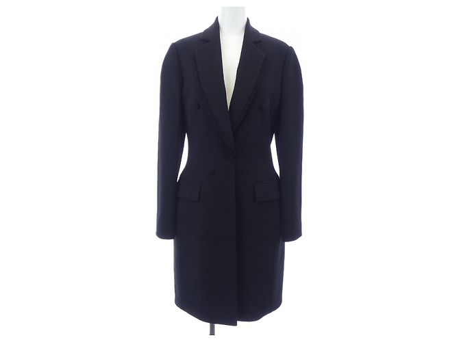 Christian Dior Wool Coat Black