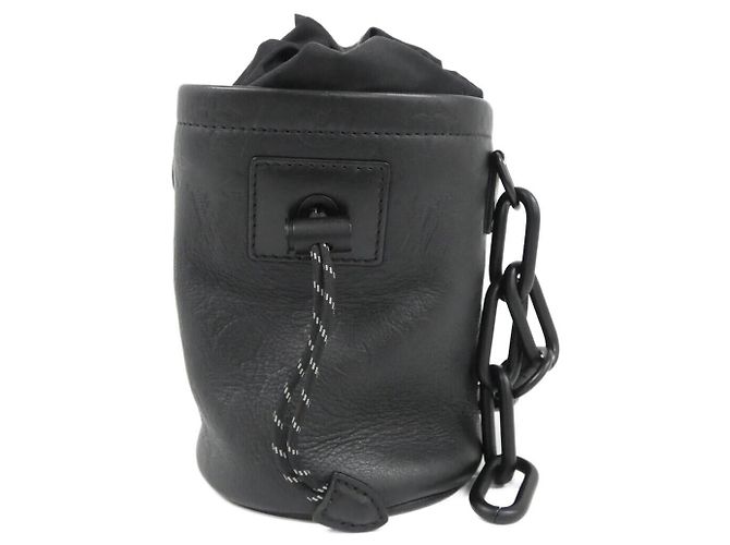 Borsa Nano Louis Vuitton Monogram Shadow Chalk - Borsa a Spalla Nero