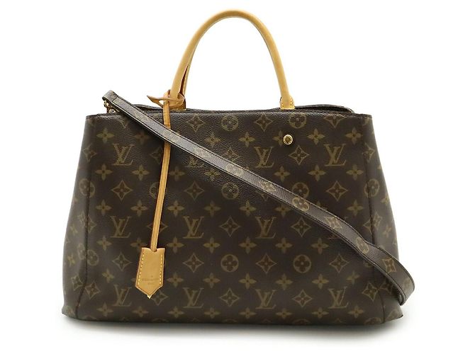 Bolso 2way Louis Vuitton Montaigne GM Monogram Castaño
