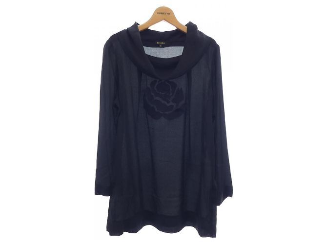 Autre Marque Escada Seidentop Schwarz