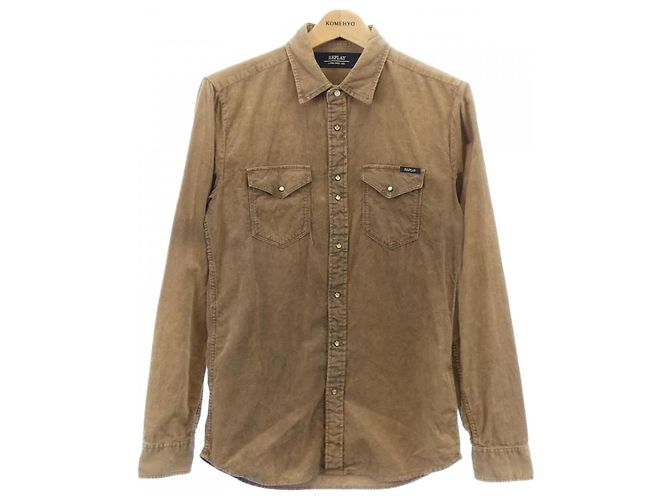 Autre Marque Camicia in cotone REPLAY Beige