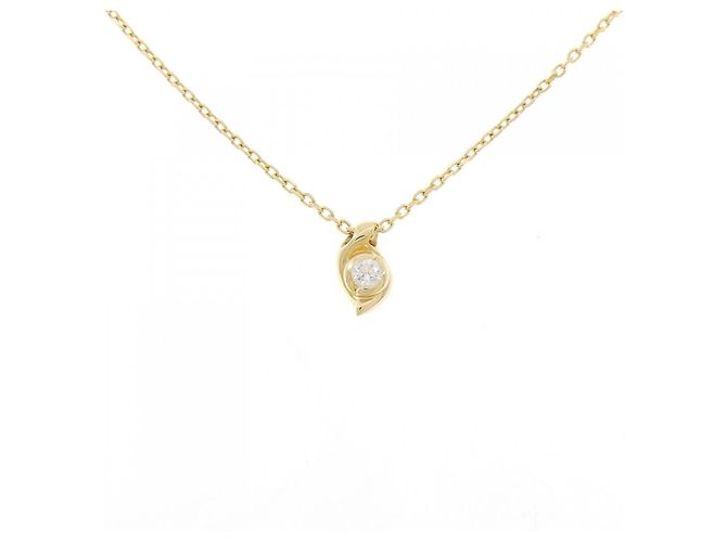 Autre Marque Collar de Diamante Au750 Dorado