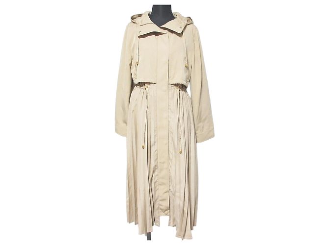 Autre Marque Cappotto con cappuccio a pieghe Apuweiser-riche Beige
