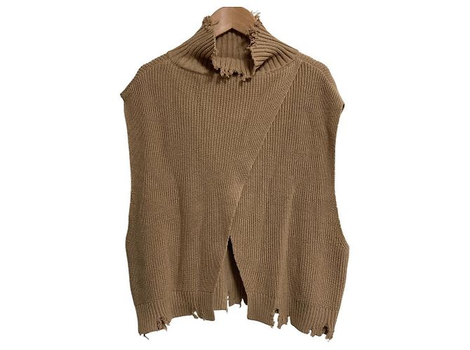 Autre Marque STUDIOUS Strickweste Beige