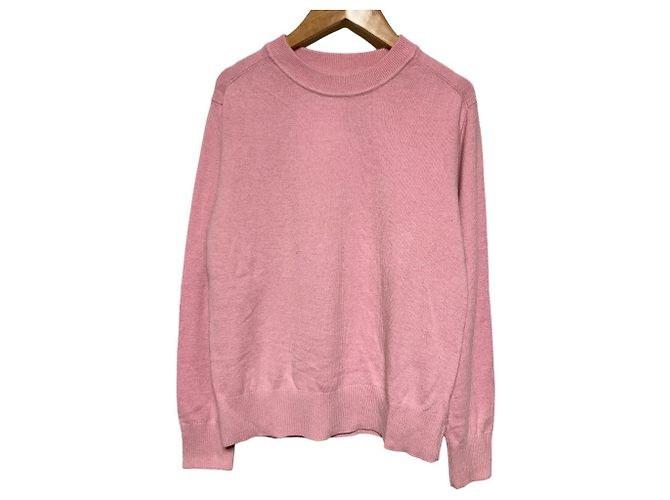 Autre Marque Mila Owen Wollmischungsstrickpullover Pink