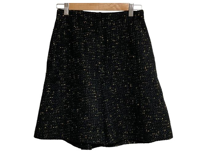 Autre Marque Short de Tweed Strawberry-Fields Preto